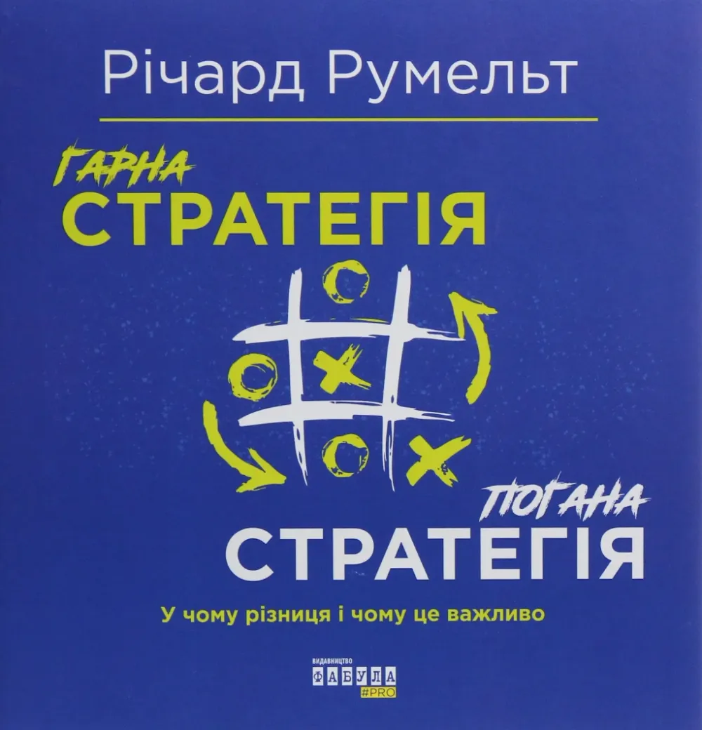 Обкладинка книги «Гарна стратегія. Погана стратегія» — Річард Румельт