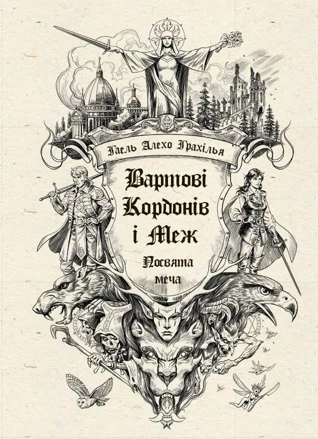 Обкладинка книги «Посвята меча. Книга 1» — Гаель Алехо Грахілья